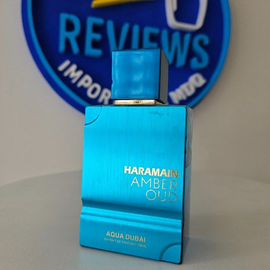 Al Haramain Amber Oud Aqua Dubai EDP 100ml - Perfume Arabe Fresco MDQ