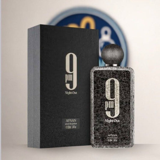 Afnan 9PM Night Out Extrait de Parfum 100ml - Perfume Arabe Importado