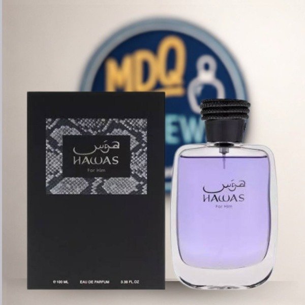 Rasasi Hawas For Him EDP 100ml - Perfume Árabe Hombre Acuático Aromático MDQ