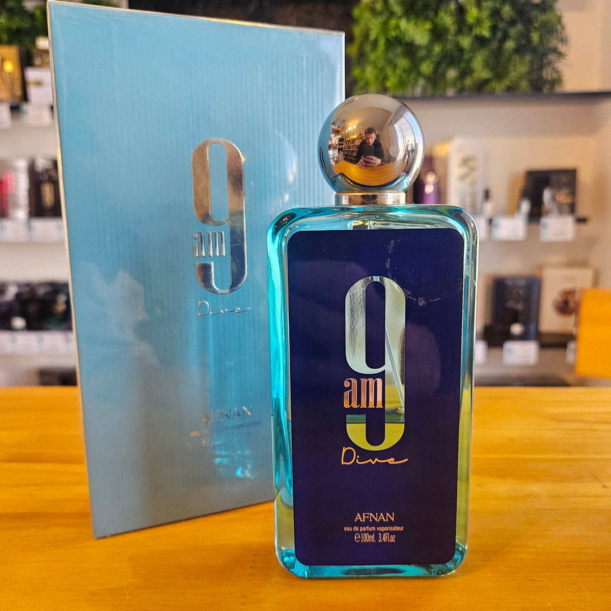 Afnan 9AM Dive EDP 100ml - Perfume Arabe Unisex Fresco Marino MDQ