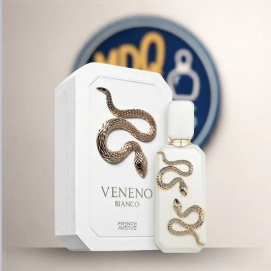 French Avenue Veneno Bianco EDP - Perfume Árabe Unisex Floral Coco Vainilla MDQ