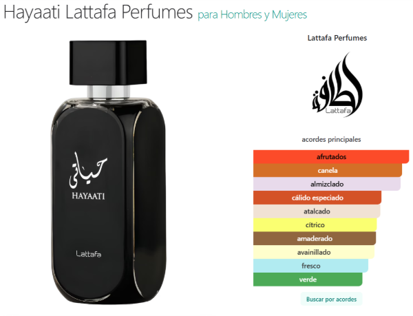 Lattafa Hayaati Black EDP 100ml - Perfume Árabe Unisex - Alternativa Invictus