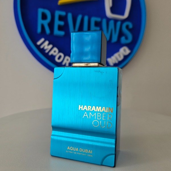 Al Haramain Amber Oud Aqua Dubai EDP 100ml - Perfume Arabe Fresco MDQ