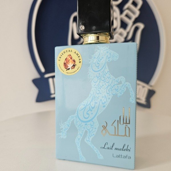 Lattafa Lail Maleki Moroccan Blue EDP 100ml - Perfume Arabe Hombre Fresco MDQ