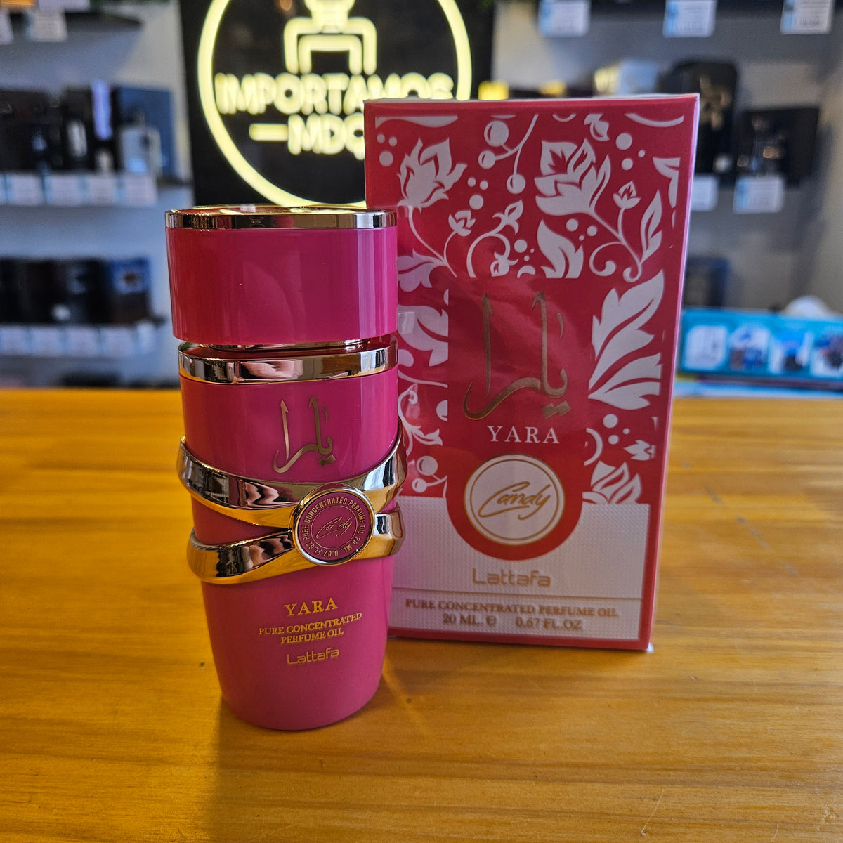 Lattafa Yara Candy Perfume en Aceite 20ml - Alt. Sweet Like Candy Ariana Grande Mujer MDQ