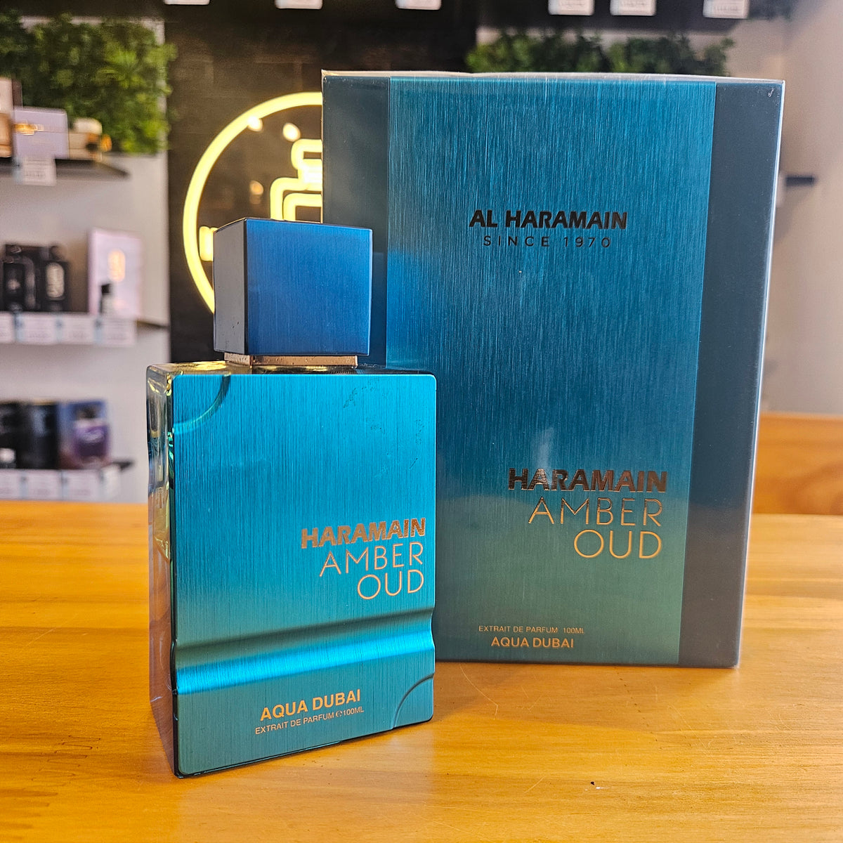 Al Haramain Amber Oud Aqua Dubai EDP 100ml - Perfume Arabe Fresco MDQ